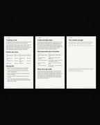 Pages four to six of Eat Simple
