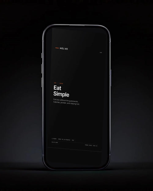 Eat Simple cover on a phone