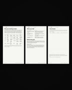 Pages four to six of No Gym Needed